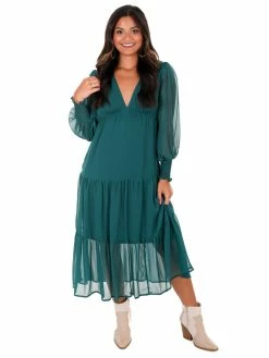 She + Sky What's Next Tiered Maxi Dress