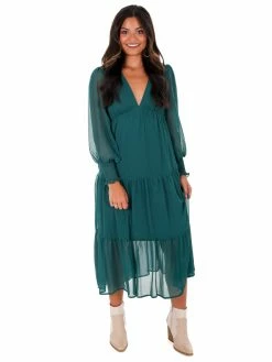 She + Sky What's Next Tiered Maxi Dress
