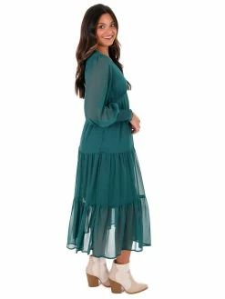 She + Sky What's Next Tiered Maxi Dress