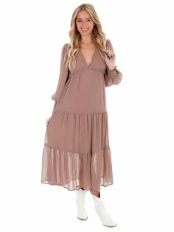 She + Sky What's Next Tiered Maxi Dress
