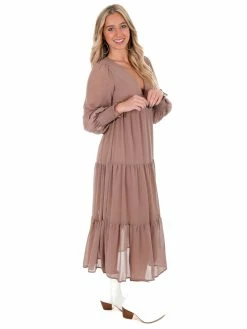 She + Sky What's Next Tiered Maxi Dress