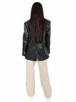 Coupon ⌛ She + Sky Do You Know Leather Blazer 👍 13 She + Sky Do You Know Leather Blazer