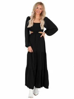 She + Sky Shake It Off Cut Out Maxi Dress Dresses