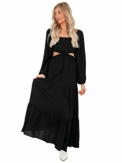 She + Sky Shake It Off Cut Out Maxi Dress Dresses