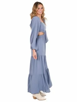 She + Sky Shake It Off Cut Out Maxi Dress Dresses