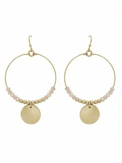 Hot Sale ๐ Jewelry Seed Bead Coin Hoop Earrings โ 13 Jewelry Seed Bead Coin Hoop Earrings