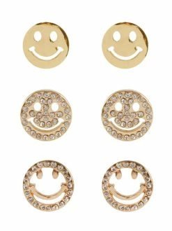 Jewelry Earrings Rhinestone 3 Pair Post Earring