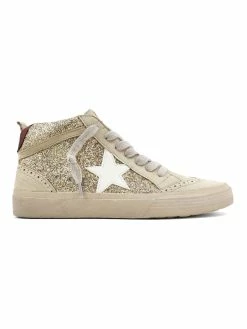 ShuShop Company Paulina Gold Glitter Sneakers
