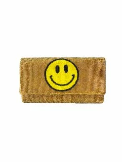 Accessories Bags Smiley Seedbead Clutch Bag
