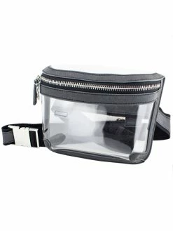 Capri Designs Clear Cool Gray Belt Bag Accessories