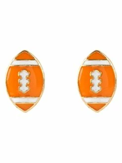 Golden Stella Orange Football Studs