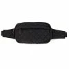 BC Handbags Quilted Black Fanny Pack