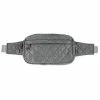 BC Handbags Quilted Pewter Fanny Pack
