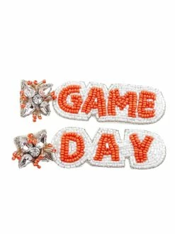 Treasure Jewels Seed Bead Game Day Earrings