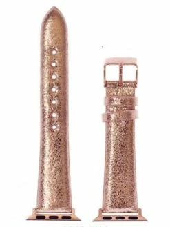 A.N Enterprises Watch Bands Metallic Rose Gold Smart Watch Band