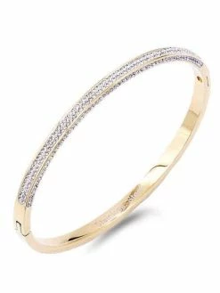 Impression Costume Jewelry Stainless Steel CZ Stone Bangle Bracelet Bracelets