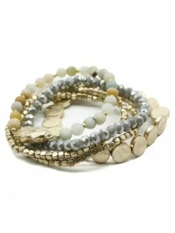 Wholesale โ Joyful Jewelry Bracelets Beaded Stack Bracelet ๐ 8 Joyful Jewelry Bracelets Beaded Stack Bracelet