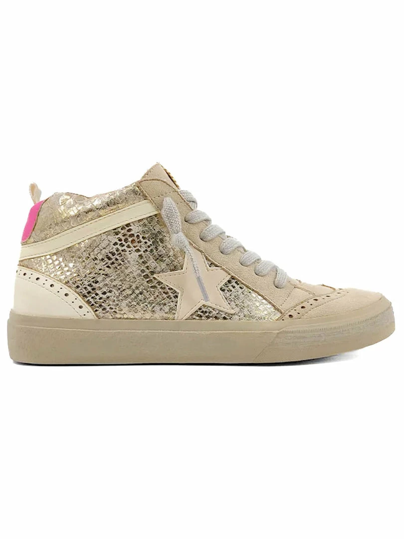 Buy 😀 ShuShop Company Paulina Gold Snake 👟 Sneakers 🎁 1 ShuShop Company Paulina Gold Snake Sneakers