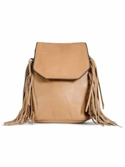 Accessories Day And Mood Cognac Hail Fringe Backpack Bags