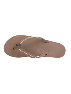 Flash Sale 🥰 Footwear Rainbows Crystal Collection Leather 🩴 Sandal - Dark Brown 👏 6 Footwear Rainbows Crystal Collection Leather Sandal - Dark Brown