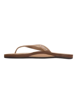 Footwear Crystal Collection Leather Sandal - Sierra Brown Rainbows