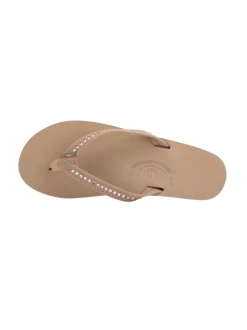 Footwear Crystal Collection Leather Sandal - Sierra Brown Rainbows