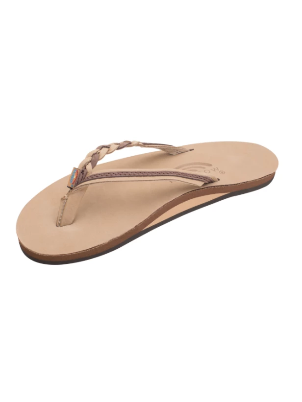 Deals 🥰 Footwear Flirty Braidy Leather 🩴 Sandal - Sierra Brown/Expresso 🥰 1 Footwear Flirty Braidy Leather Sandal - Sierra Brown/Expresso