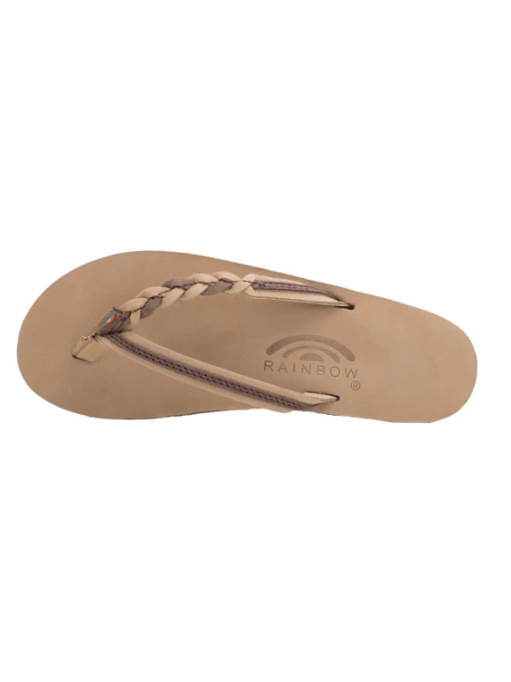 Deals 🥰 Footwear Flirty Braidy Leather 🩴 Sandal - Sierra Brown/Expresso 🥰 3 Footwear Flirty Braidy Leather Sandal - Sierra Brown/Expresso
