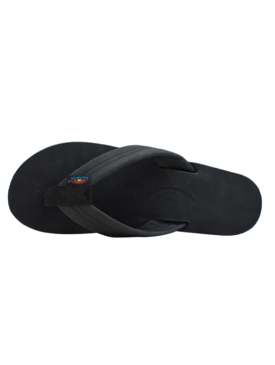 New ๐ Footwear Rainbows Six Layer Leather Wedge - Black ๐งจ 3 Footwear Rainbows Six Layer Leather Wedge - Black