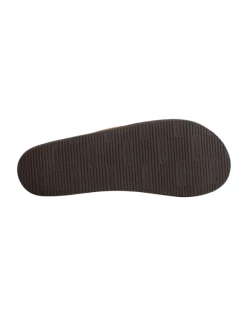 Footwear Six Layer Leather Wedge - Dark Brown