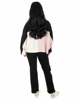 Bucket List Time After Time Colorblock Henley Top Tops