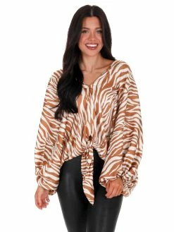 Cheap ✔️ Bucket List Welcome To The Jungle Zebra Top ❤️ 12 Bucket List Welcome To The Jungle Zebra Top