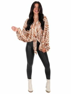 Cheap ✔️ Bucket List Welcome To The Jungle Zebra Top ❤️ 13 Bucket List Welcome To The Jungle Zebra Top