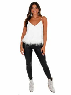 Entro Tops Impossible Dream Satin Tank Top