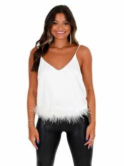 Entro Tops Impossible Dream Satin Tank Top