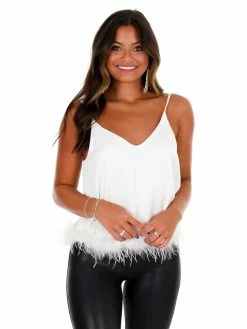 Entro Tops Impossible Dream Satin Tank Top