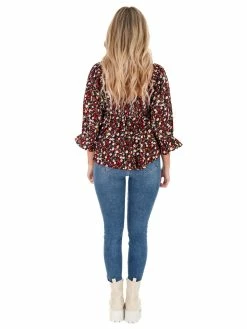 Entro Sway To The Rhythm Floral Top Sale