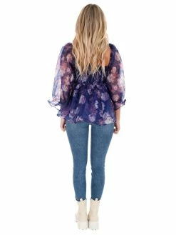 Entro Seasons Of Love Floral Top
