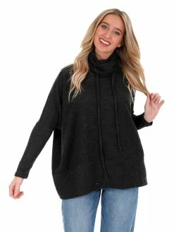 Cherish Maybe Tomorrow Oversized Turtleneck Top