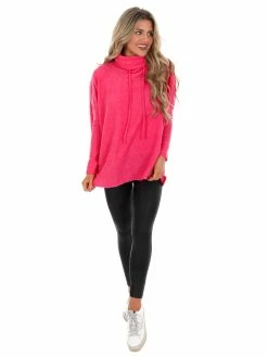 Cherish Maybe Tomorrow Oversized Turtleneck Top