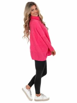 Cherish Maybe Tomorrow Oversized Turtleneck Top