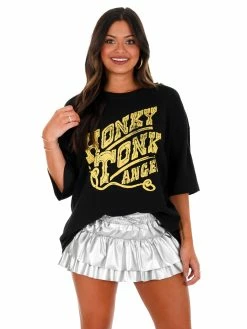 Livy Lu Honky Tonk Angel Oversized Tee