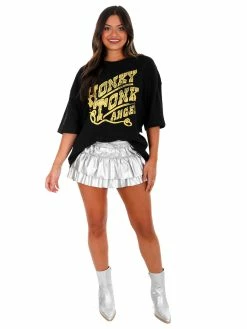 Livy Lu Honky Tonk Angel Oversized Tee