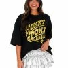 Livy Lu Honky Tonk Angel Oversized Tee