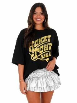 Livy Lu Honky Tonk Angel Oversized Tee
