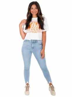 Livy Lu Graphic Tees Queen Volunteers Will Rock You Cropped Tee