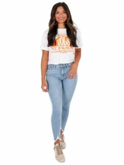 Livy Lu Graphic Tees Queen Volunteers Will Rock You Cropped Tee