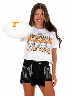 Livy Lu The Who Volunteers Rock Cropped Tee Graphic Tees