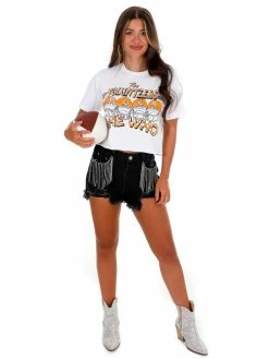 Livy Lu The Who Volunteers Rock Cropped Tee Graphic Tees