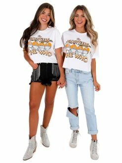 Livy Lu The Who Volunteers Rock Cropped Tee Graphic Tees